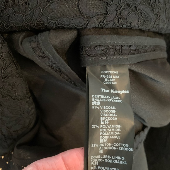 Lace black dress The Kooples - Picture 6 of 7